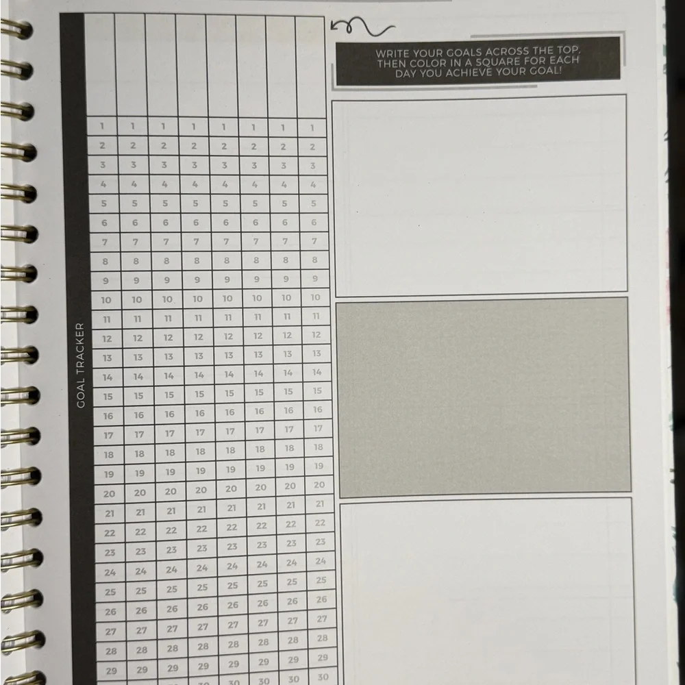 Productivity Planner - Hard Cover with Spiral Binding